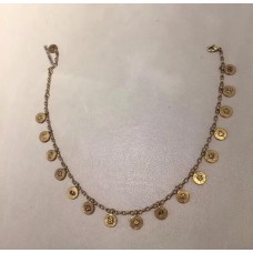 Collezione Christian Dior Amulette DAmour Bracciale/collana in ottone con stella rotonda e affascinante set di gioielli da donna