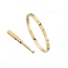 Bracciale Cartier Love SM con 10 diamanti in oro giallo Bracciale Cartier Love SM con 10 diamanti in oro giallo