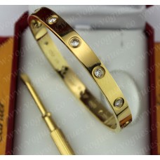 Bracciale Cartier Love Oro giallo 10 diamanti Bracciale Cartier Love Oro giallo 10 diamanti