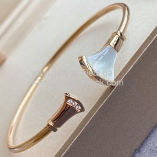 Bracciale Bvlgari Divas Dream Madreperla con diamanti Oro rosa 1:1 Bracciale Bvlgari Divas Dream Madreperla con diamanti Oro rosa 1:1