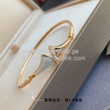Bracciale Bvlgari Divas Dream Madreperla con diamanti Imitazioni in oro giallo