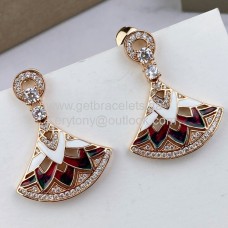 Orecchini multicolori Bvlgari Divas Dream in oro rosa Orecchini multicolori Bvlgari Divas Dream in oro rosa