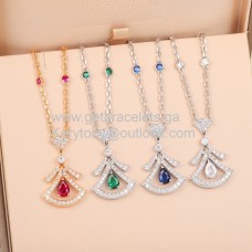 Collana Bvlgari Divas Dream Openwork Elements con copia di diamanti Collana Bvlgari Divas Dream Openwork Elements con copia di diamanti