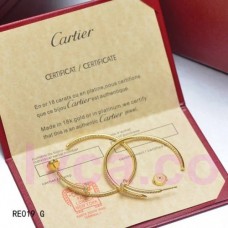 Orecchino Cartier Juste Un Clou in oro giallo 18 carati con diamanti
