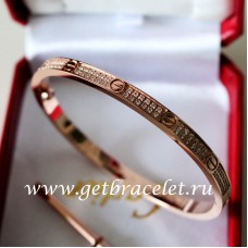 Bracciale Cartier Love SM Oro rosa con diamanti Bracciale Cartier Love SM Oro rosa con diamanti