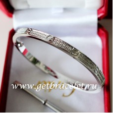 Bracciale Cartier Love SM Oro bianco con diamanti Bracciale Cartier Love SM Oro bianco con diamanti