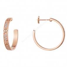 Orecchini Love Cartier Oro giallo/Oro rosa/Oro bianco con diamanti