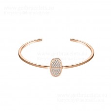 Bracciale Hermes Chaine D'Ancre Verso con diamanti in oro rosa/oro bianco Bracciale Hermes Chaine D'Ancre Verso con diamanti in oro rosa/oro bianco