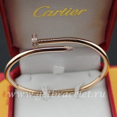 Bracciale Cartier Juste Un Clou Oro rosa Diamanti