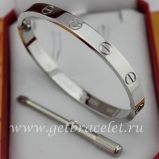 Bracciale Love Cartier per uomo e donna in oro bianco Bracciale Love Cartier per uomo e donna in oro bianco