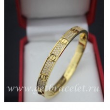 Bracciale Love Cartier Oro giallo con diamanti