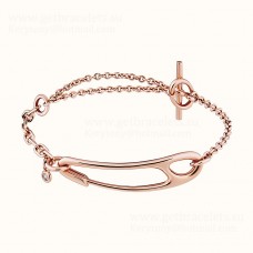 Bracciale punk Hermes Chaine D'Ancre con 1 gioiello di diamanti