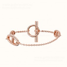 Bracciale Hermes Farandole modello piccolo gioielli di fidanzamento in oro rosa/oro bianco Bracciale Hermes Farandole modello piccolo gioielli di fidanzamento in oro rosa/oro bianco