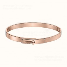 Bracciale Hermes Kelly in oro rosa