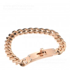 Hermes Kelly Chaine Bracciale in oro rosa con diamanti Bella recensione