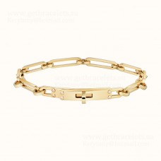 Bracciale Hermes Kelly Chaine con 6 diamanti Gioielleria in argento/oro giallo/oro rosa Bracciale Hermes Kelly Chaine con 6 diamanti Gioielleria in argento/oro giallo/oro rosa