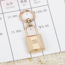 Anello/fibbia per sciarpa Hermes Lock in oro rosa