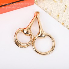 Anello/fibbia per sciarpa Hermes Mors in oro rosa