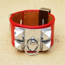 Bracciale Hermes Collier de Chien Rosso Argento Rosso Argento Bracciale Hermes Collier de Chien Rosso Argento Rosso Argento