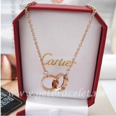Collana Love Cartier In Oro Rosa Collana Love Cartier In Oro Rosa