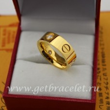 Anello Love Cartier in oro giallo con 3 diamanti