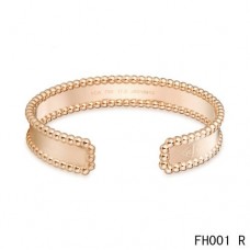 Bracciale aperto di Van Cleef e Arpels in oro rosa
