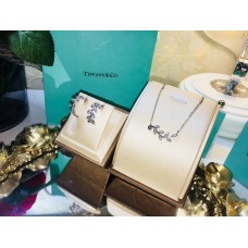 Tiffany Paloma Picasso Collana Orecchini Foglia d'ulivo Diamanti Ciondolo Gioielli UK