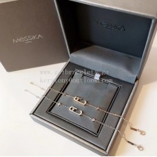 Bracciale Messika Lucky Con 1 Diamanti In Oro Rosa E Oro Bianco Bracciale Messika Lucky Con 1 Diamanti In Oro Rosa E Oro Bianco