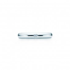 Anello a fascia in argento 925 di platino Tiffany Elsa Peretti
