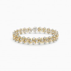 Tiffany Co.Schlumberger? Splendido bracciale Lynn in oro giallo e diamanti, prezzo a Dubai