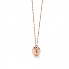 Collana in oro rosa con pendente a sfera Tiffany Hardwear