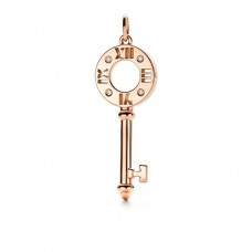 Collana Tiffany Keys con ciondolo chiave forata in oro rosa Atlas a prezzo tonico nel Regno Unito