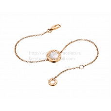 Bracciale BVLGARI BVLGARI in Oro Rosa con Madreperla