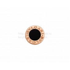 BVLGARI BVLGARI CREA IL TUO PAIO Orecchini singoli in oro rosa con onice BVLGARI BVLGARI CREA IL TUO PAIO Orecchini singoli in oro rosa con onice
