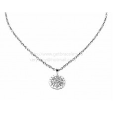 Collana BVLGARI BVLGARI in oro bianco con pavé di diamanti