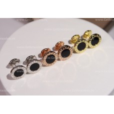 Orecchino singolo BVLGARI BVLGARI con elemento in onice