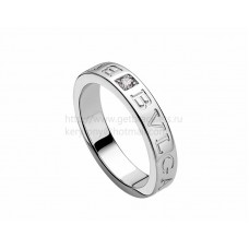 Anello BVLGARI BVLGARI in oro bianco e diamanti