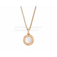 Collana BVLGARI BVLGARI Catena in oro rosa con madreperla Collana BVLGARI BVLGARI Catena in oro rosa con madreperla