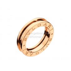 Anello Bvlgari B.zero1 in oro rosa a 1 fascia Anello Bvlgari B.zero1 in oro rosa a 1 fascia