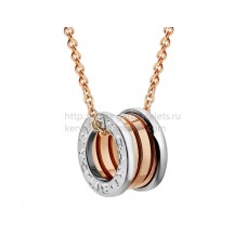 Pendente Bvlgari B.zero1 in oro rosa e bianco Pendente Bvlgari B.zero1 in oro rosa e bianco