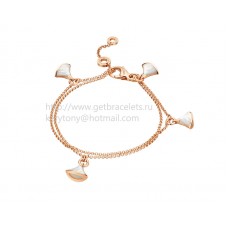 Bracciale Bvlgari DIVAS Dream in oro rosa con madreperla Bracciale Bvlgari DIVAS Dream in oro rosa con madreperla