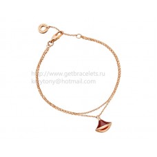 Bracciale Bvlgari DIVAS Dream in oro rosa con corniola Bracciale Bvlgari DIVAS Dream in oro rosa con corniola