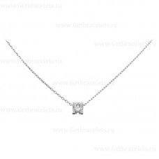 Collana C DE Cartier Oro bianco con diamanti Collana C DE Cartier Oro bianco con diamanti
