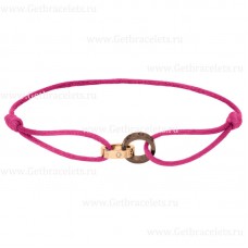 Bracciale Cariter Love Doppio Anello Oro Rosa e Ceramica Marrone Bracciale Cariter Love Doppio Anello Oro Rosa e Ceramica Marrone