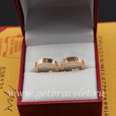 Orecchini Love Cartier In Oro Rosa