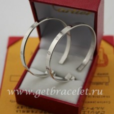 Orecchini Love Cartier Oro bianco B8028300