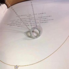 Tiffany Metro Diamanti Collana con pendente a tre file di cerchi di fascia alta da donna pregiata