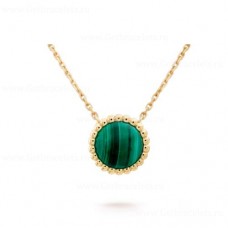 Ciondolo Van Cleef Arpels Perlee Couleurs in oro giallo e malachite