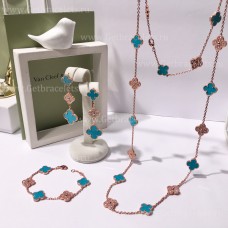  Van Cleef Arpels Alhambra con diamanti incastonati in agata