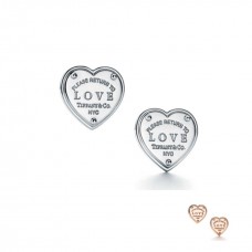 Orecchini Tiffany Heart Love Diamanti Gioielleria raffinata da donna